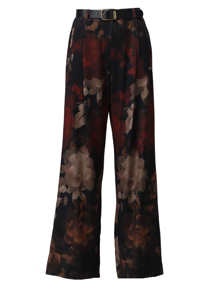 Broek K-Design B125 wijd met design & riem - P013