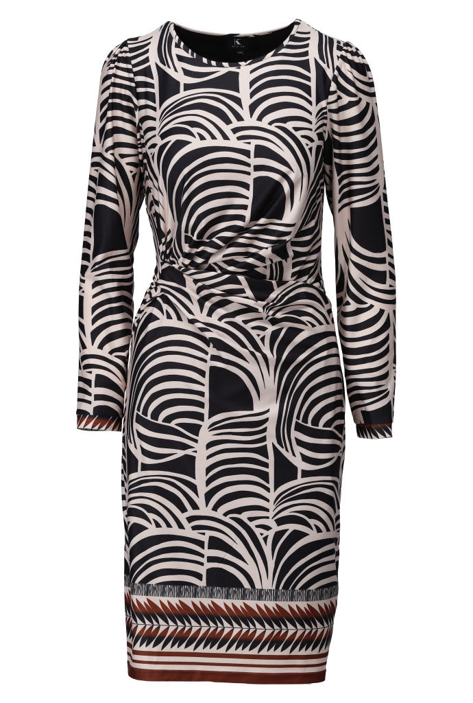 Jurk K-Design B320 ronde hals & design - P056