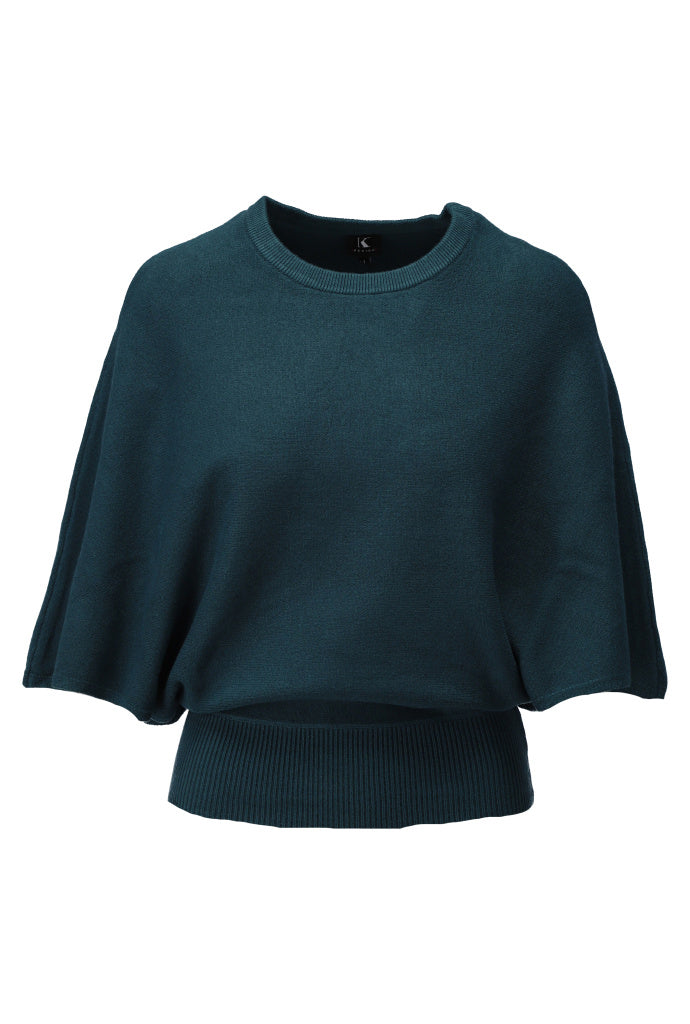 Pull K-Design B857 cape stijl - Deep Teal