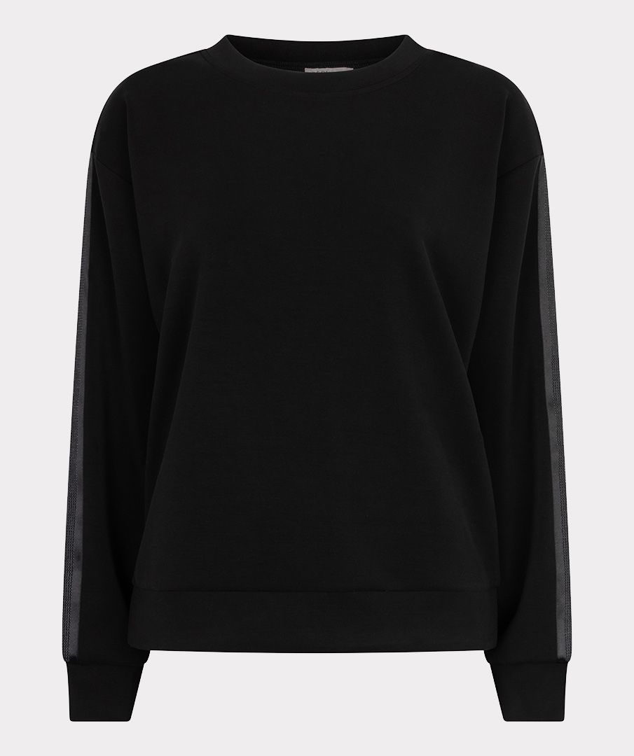 Sweater Esqualo rhinestones modal - Black