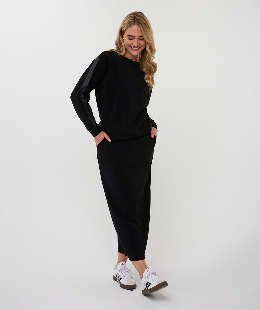 Sweater Esqualo rhinestones modal - Black