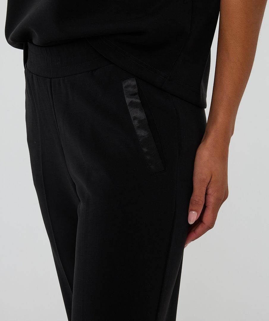 Broek Esqualo wide modal - Black