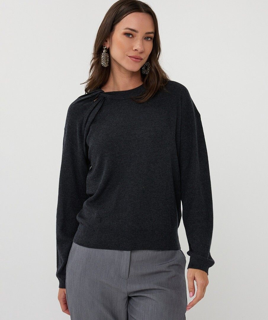 Trui Esqualo twist - Anthracite