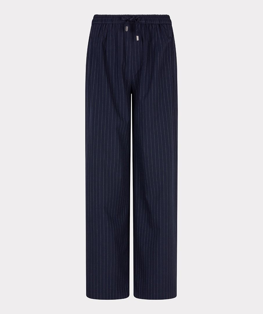 Broek Esqualo drawstrings pinstripe - Navy
