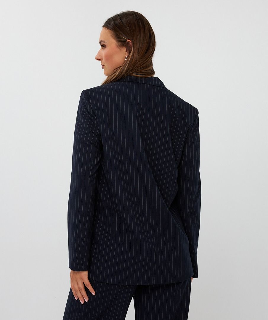Blazer Esqualo double breasted pinstripe - Navy
