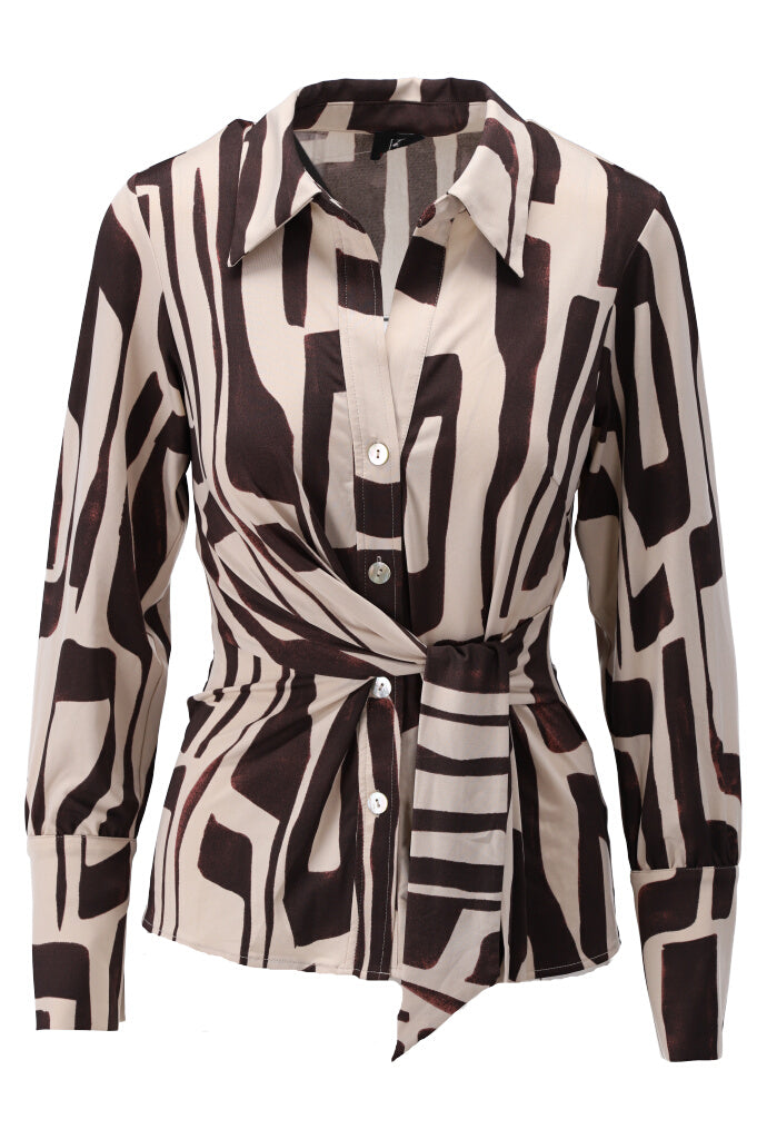 Blouse K-Design geometrische print