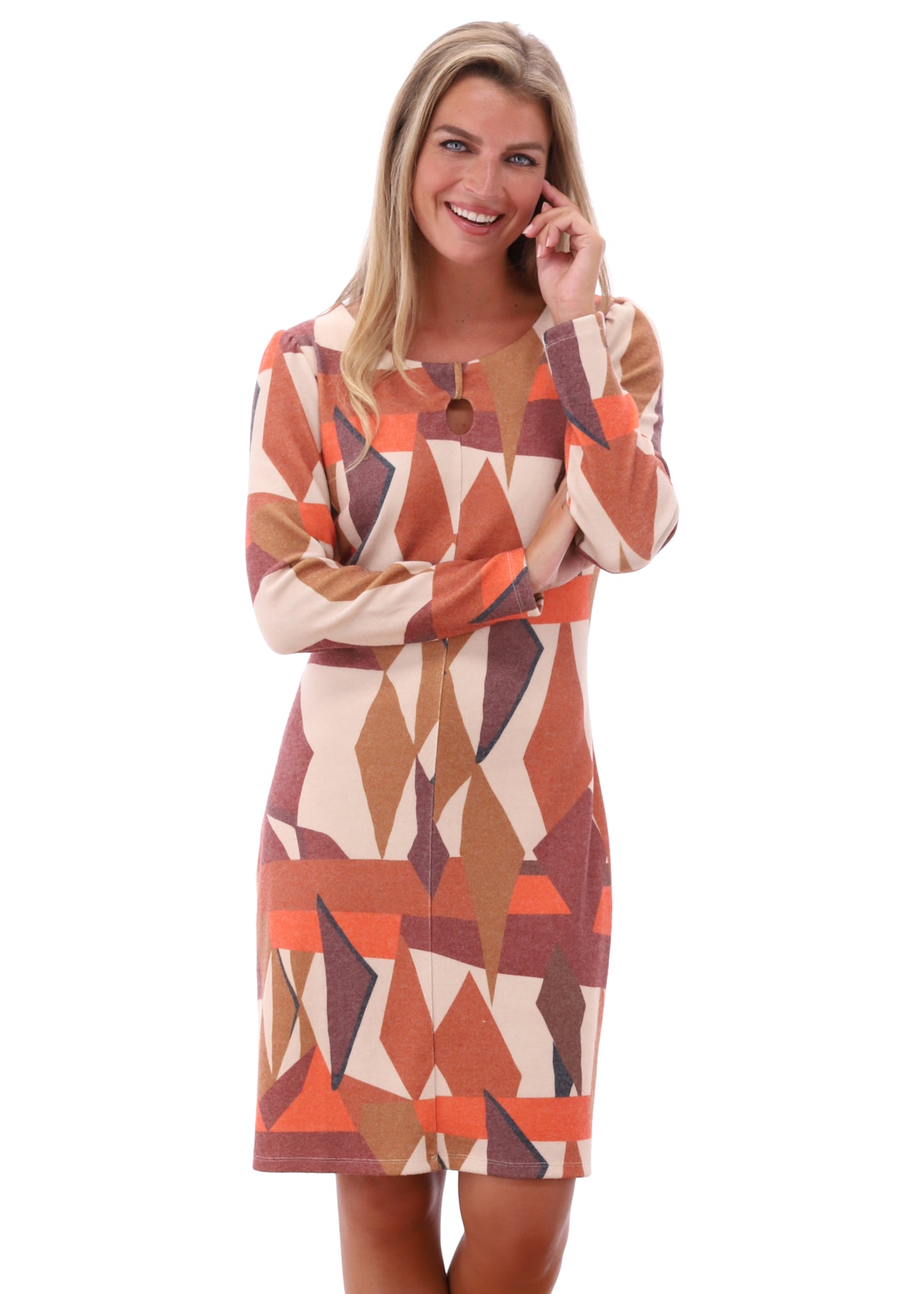 Jurk K-Design uitgesneden decollete & design