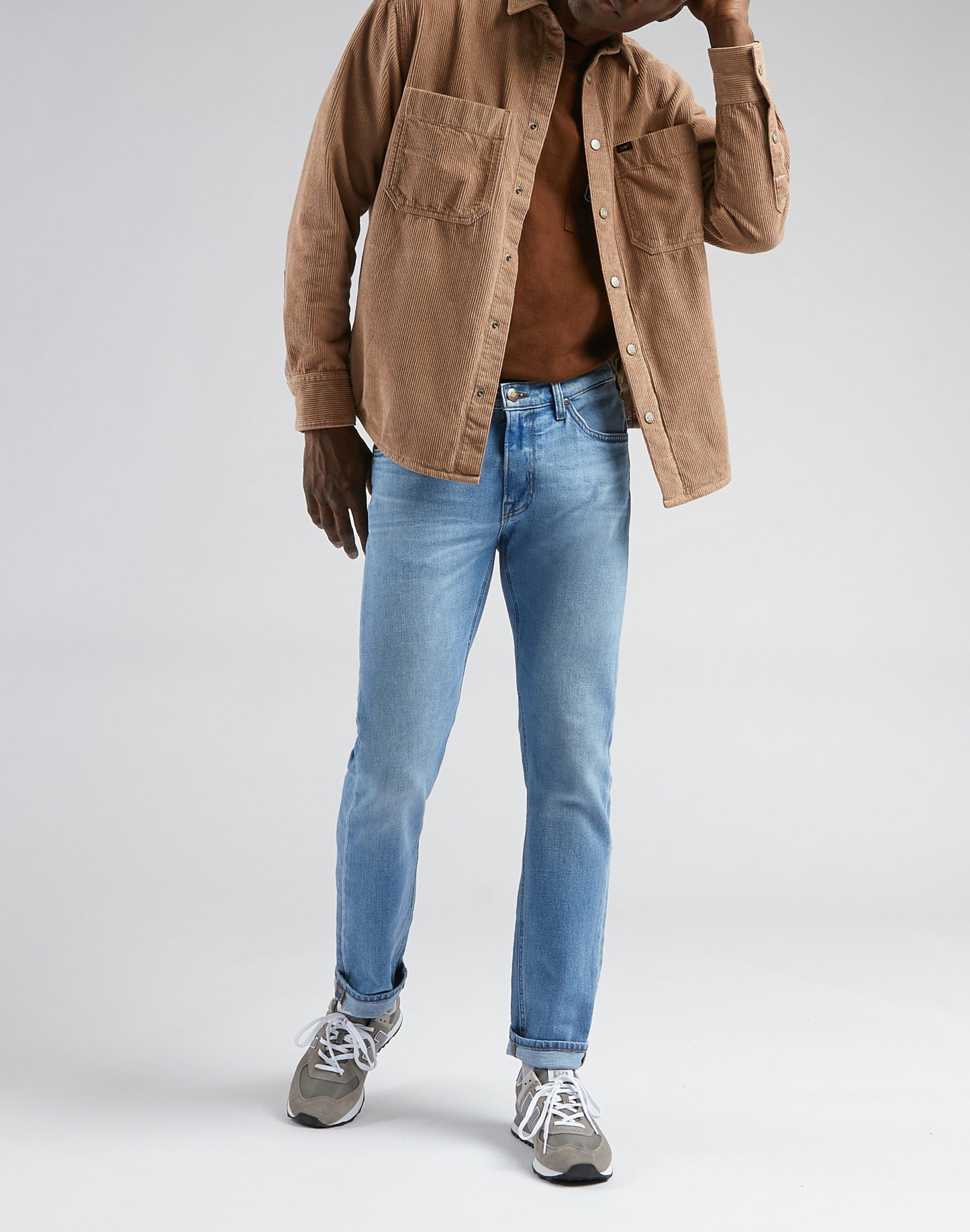 Jeans Lee Daren zip fly - Powder