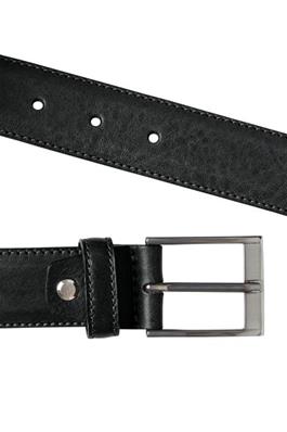 Riem Matinique leder nickel free buckle zwart