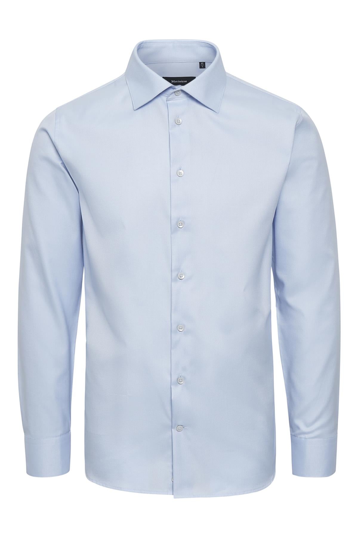 Hemd Marc Lux Oxford Chambrey blue