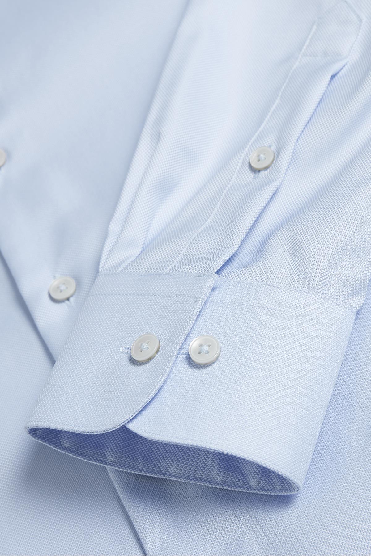 Hemd Marc Lux Oxford Chambrey blue