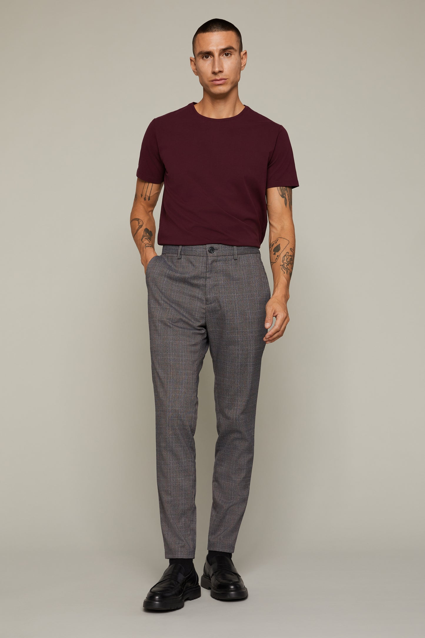 Broek Matinique Liam pants - Medium Grey