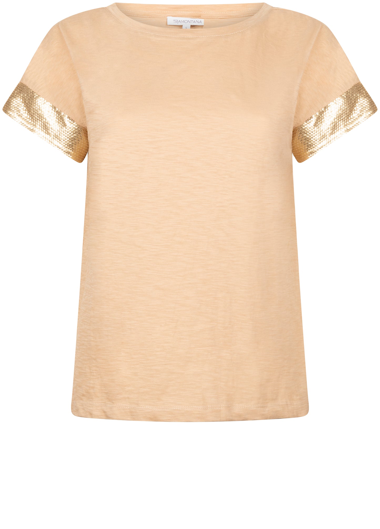 T-shirt Tramontana sequins sleeve