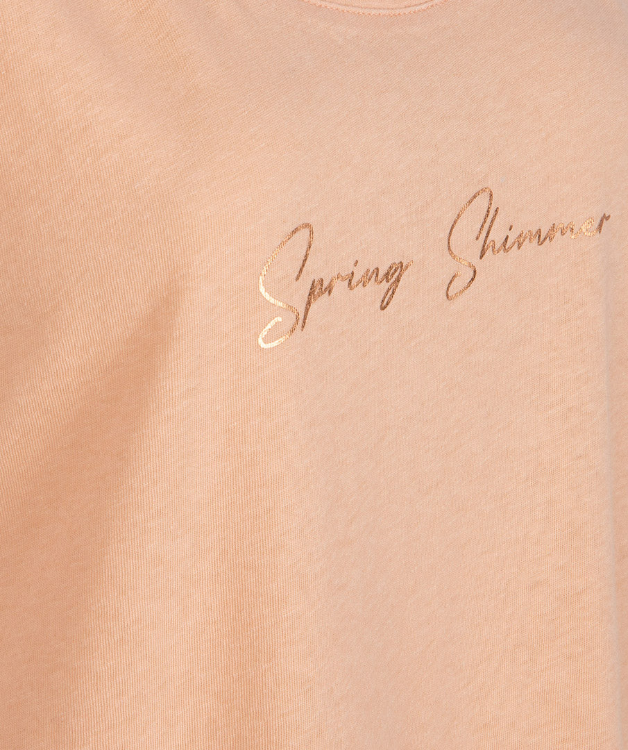 T-Shirt Esqualo Spring Shimmer - Peach