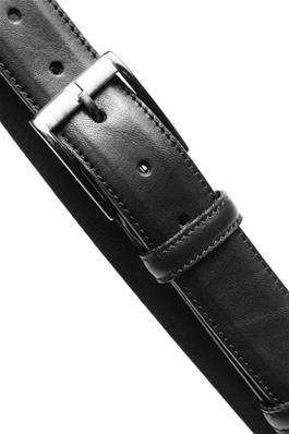 Riem Matinique leder nickel free buckle zwart