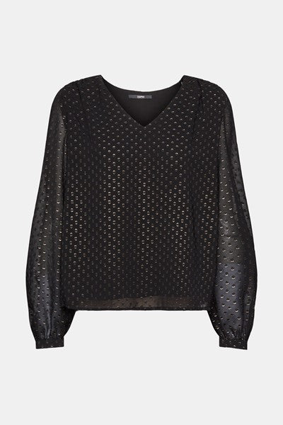 Blouse Esprit zwart