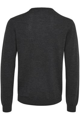 Trui Matinique 100% merino dark grey melange