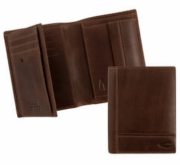 Portefeuille Camel Active brown wallet high format RFID SAFE