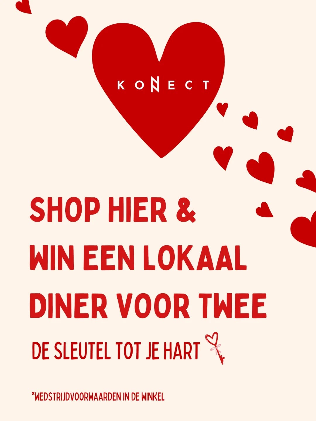 Valentijnactie: de sleutel tot je hart!