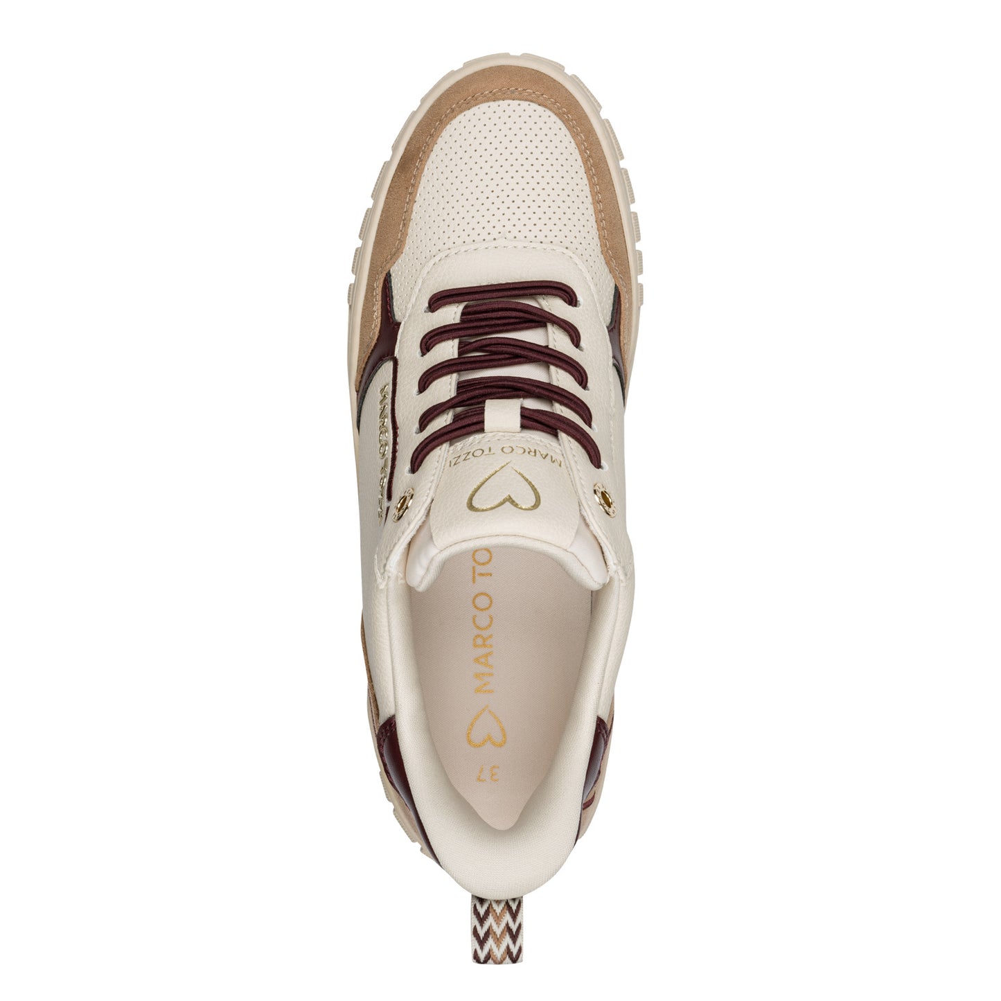 Sneakers Marco Tozzi slip in - Nut comb