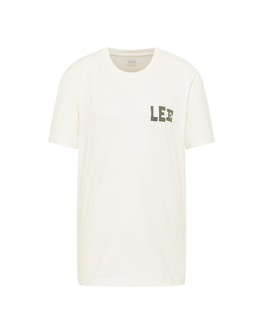 T-shirt Lee regular graphic tee ecru