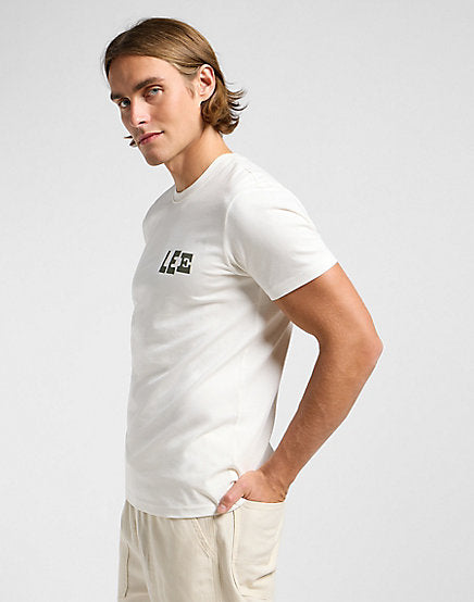 T-shirt Lee regular graphic tee ecru