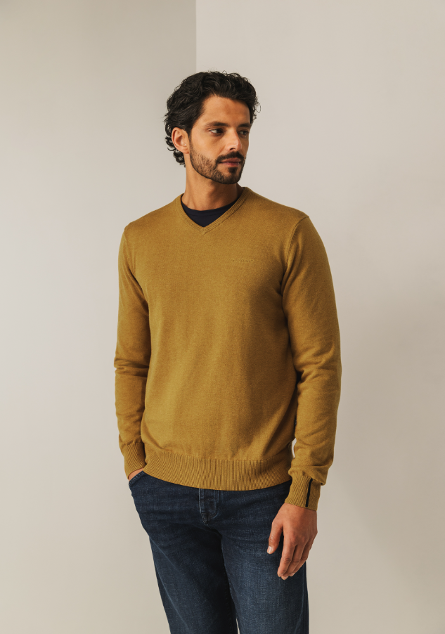 Pullover State of art V-Neck - Oker