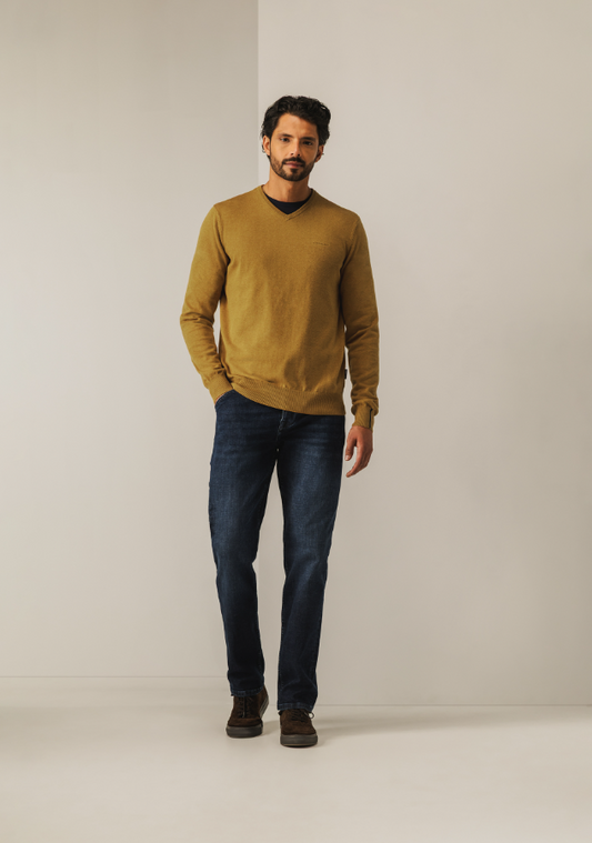 Pullover State of art V-Neck - Oker