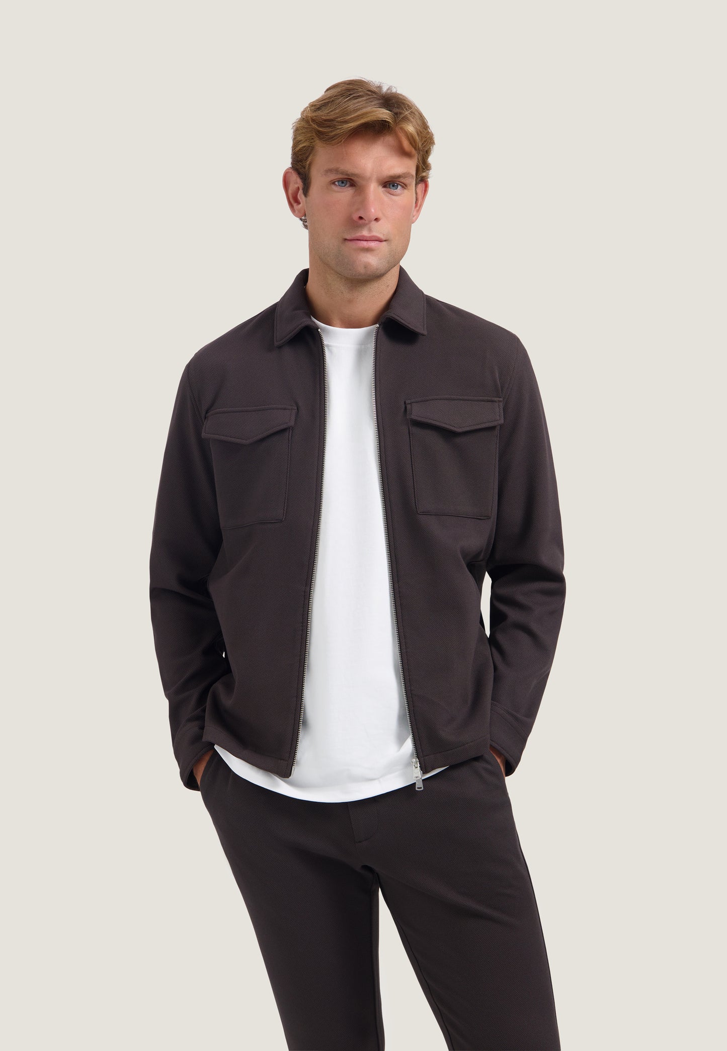 Overshirt DStrezzed Pike - Dark brown