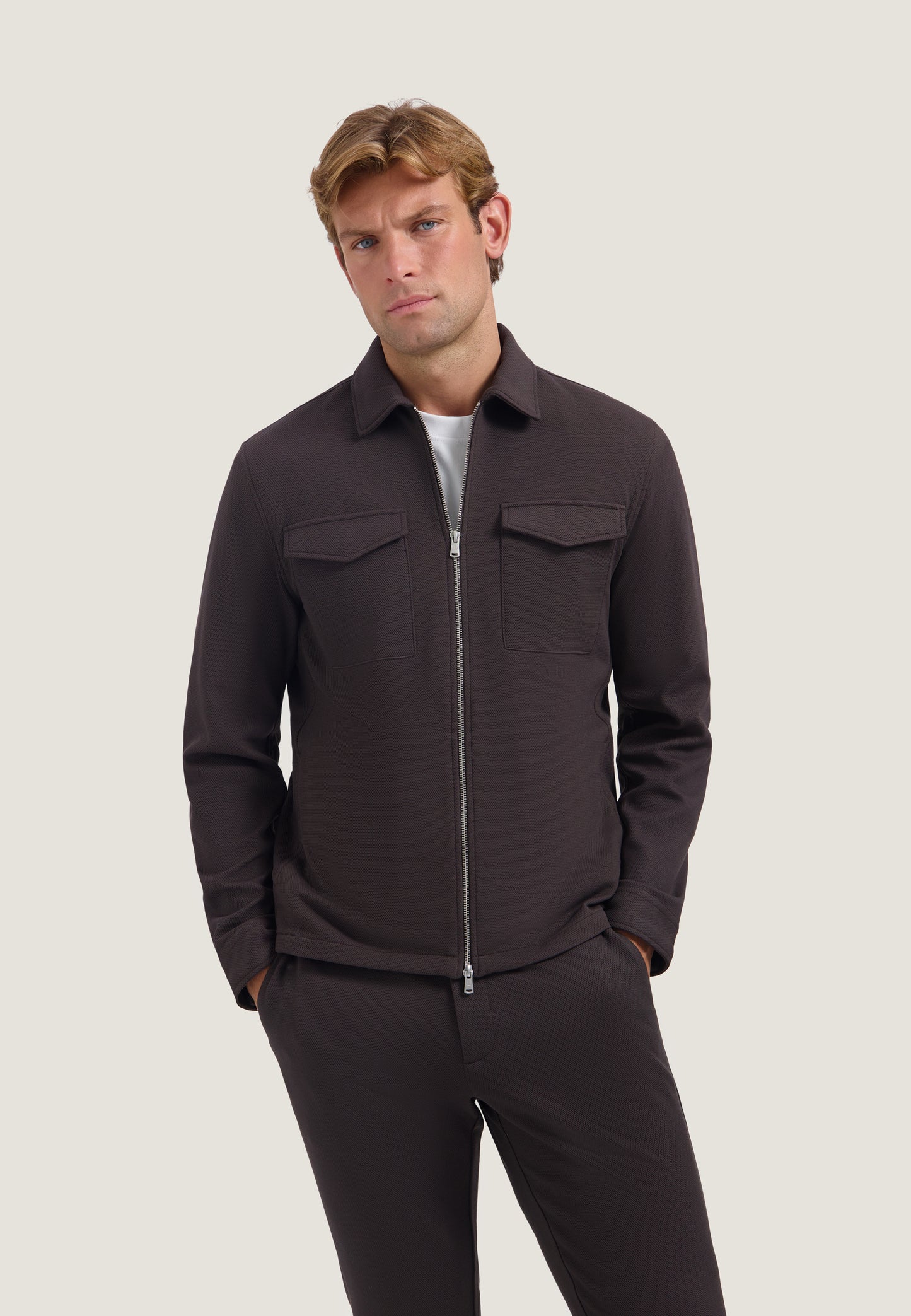 Overshirt DStrezzed Pike - Dark brown