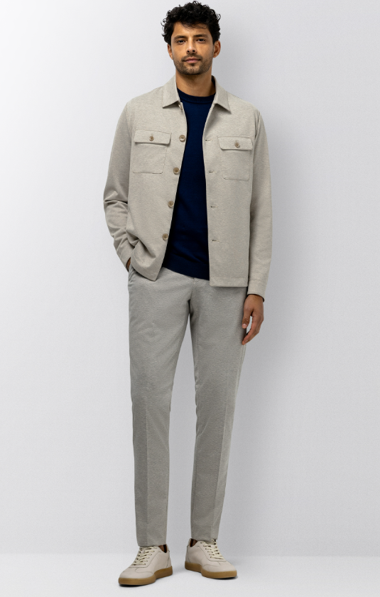 Overshirt/blazer State of Art overshirt long sleeve plain 16202