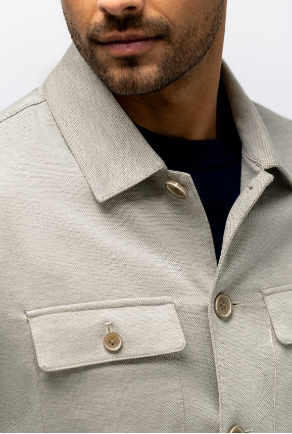 Overshirt/blazer State of Art overshirt long sleeve plain 16202