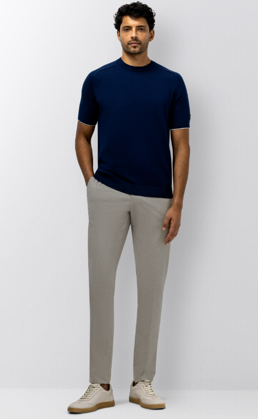 Broek State of Art chino competitor slim fit plain L34