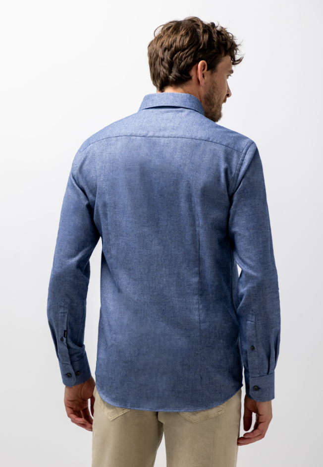 Hemd State of Art Katoenen overhemd van twillstof - Blauw