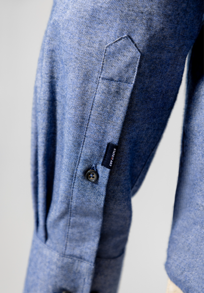 Hemd State of Art Katoenen overhemd van twillstof - Blauw