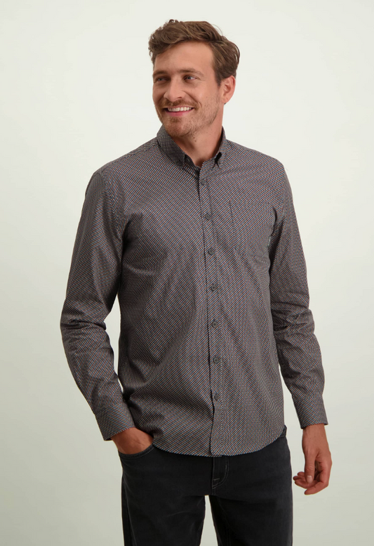 Hemd BlueFields - Printed poplin