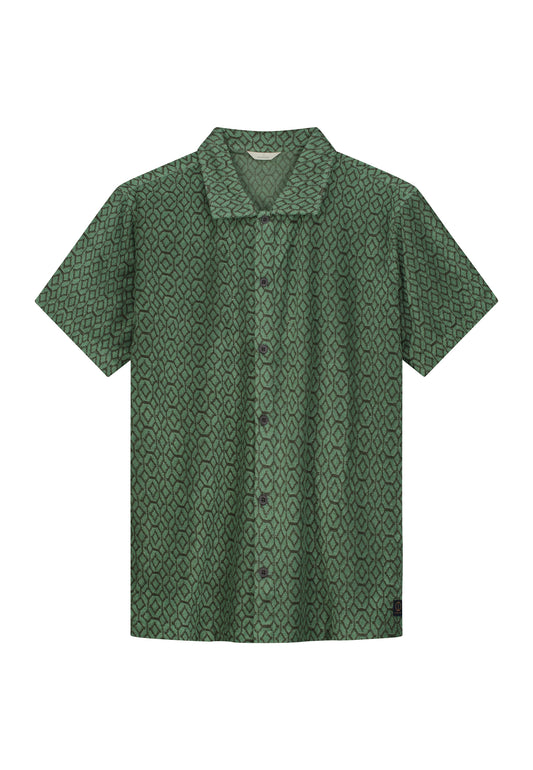 Hemd DStrezzed Soren shirt badstof - Loden frost