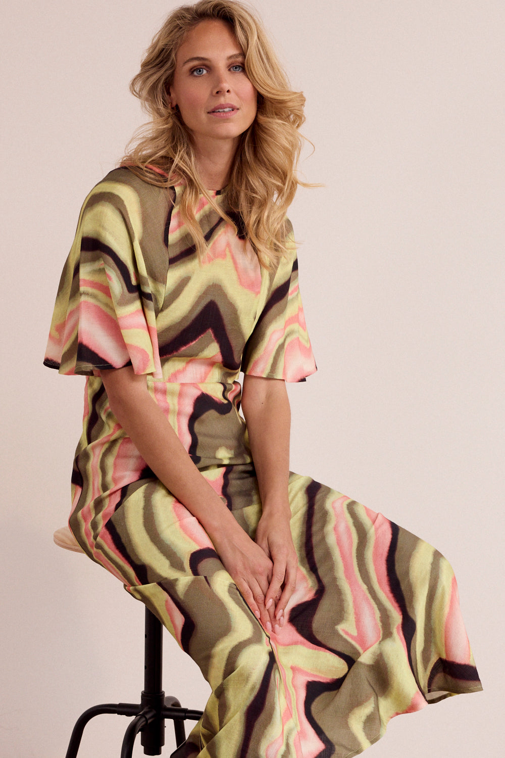 Jurk Tramontana sunset desert - Print multi colours