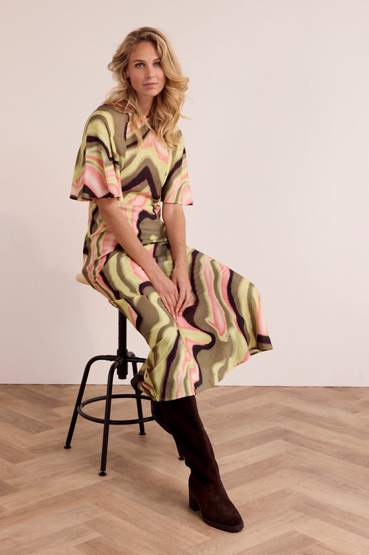 Jurk Tramontana sunset desert - Print multi colours