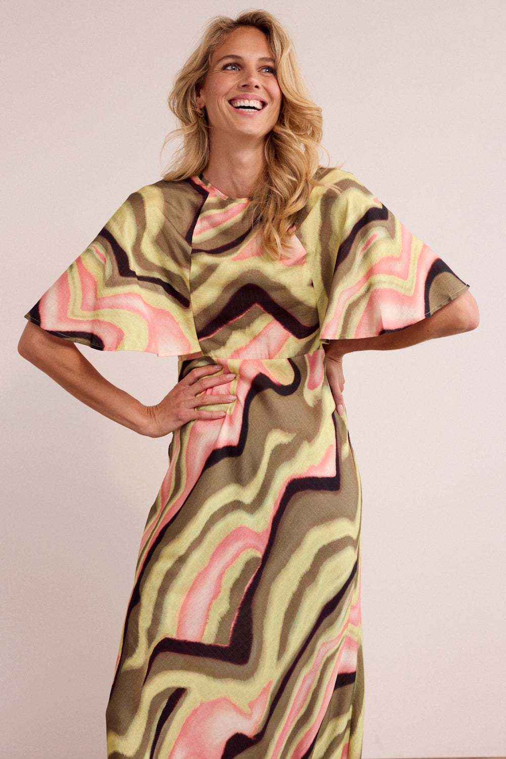 Jurk Tramontana sunset desert - Print multi colours