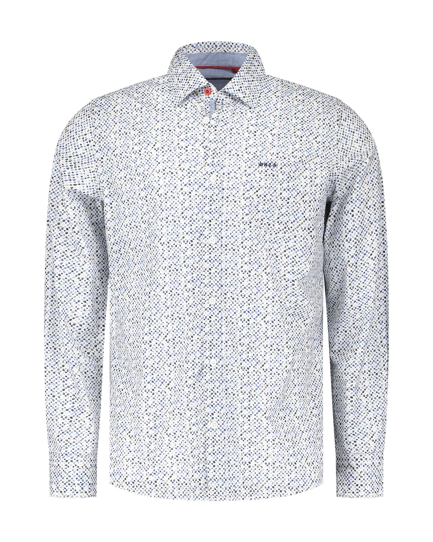 Hemd N.Z.A. - ecru multi colour