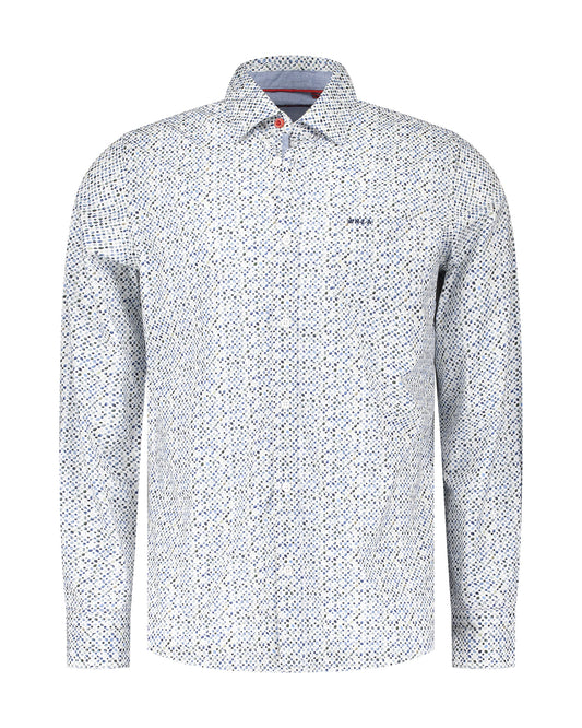 Hemd N.Z.A. - ecru multi colour