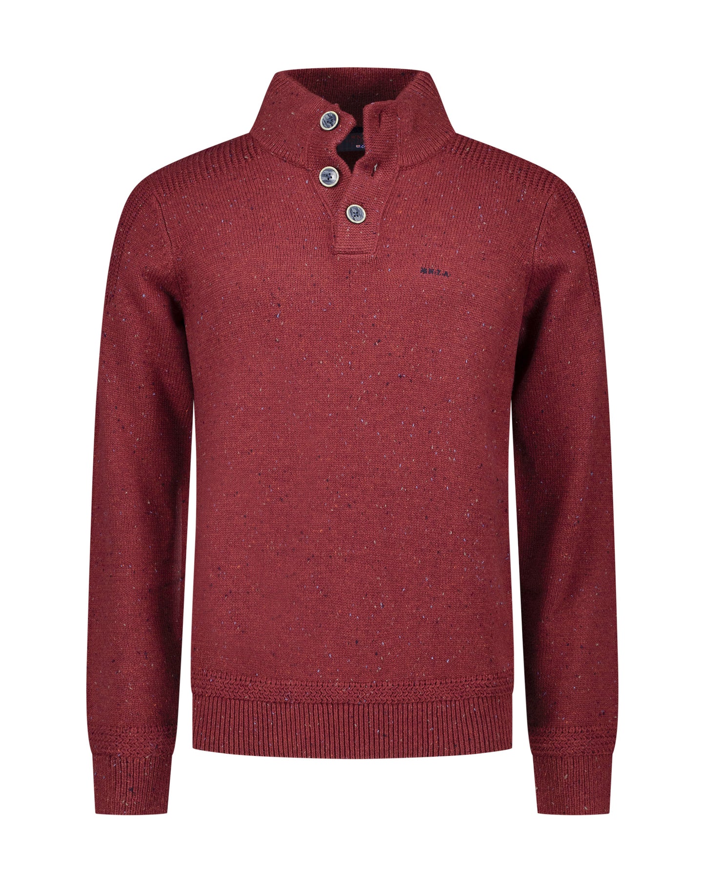 Trui N.Z.A. cherry red melange
