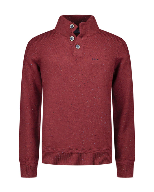Trui N.Z.A. cherry red melange