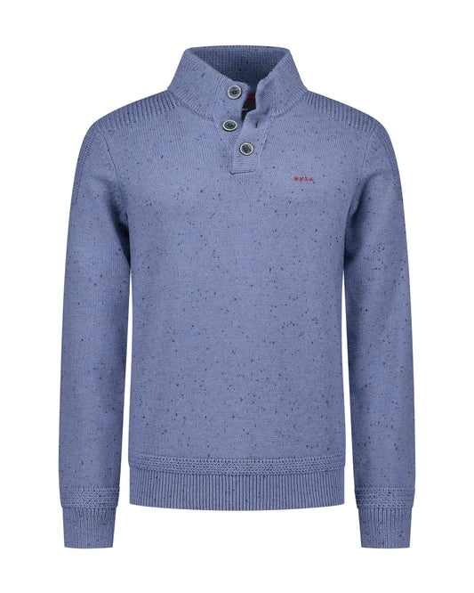 Trui N.Z.A. soft blue melange