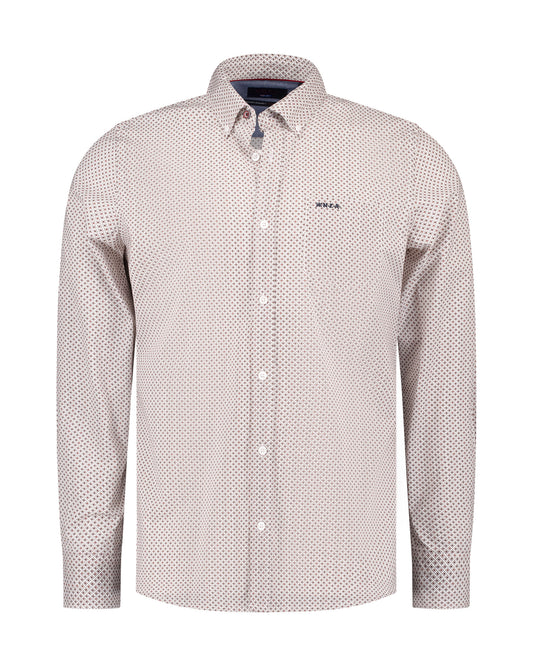 Hemd N.Z.A. shirt long sleeve cherry red