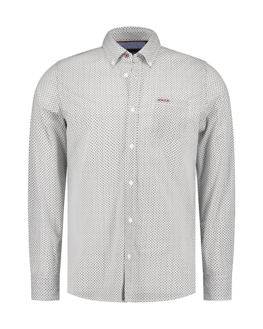 Hemd N.Z.A. shirt long sleeve 1747 army grey
