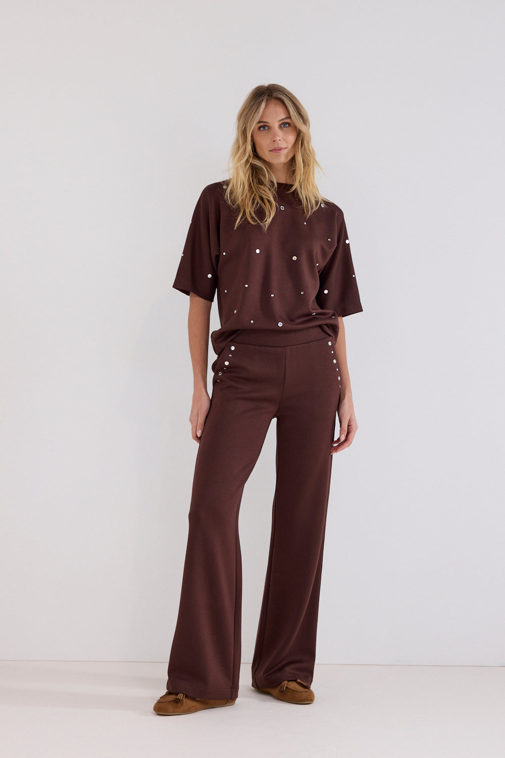 Broek Tramontana technical sweat - Chocolate