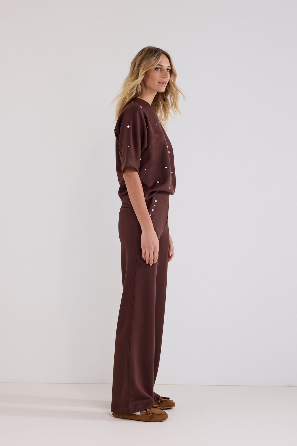 Broek Tramontana technical sweat - Chocolate