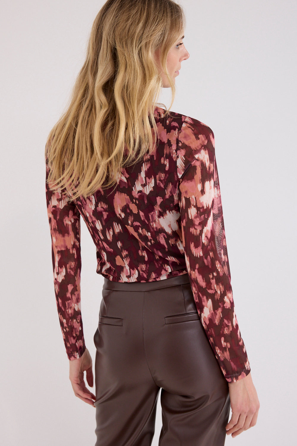 Blouse Tramontana Berry Blaze - Print berry